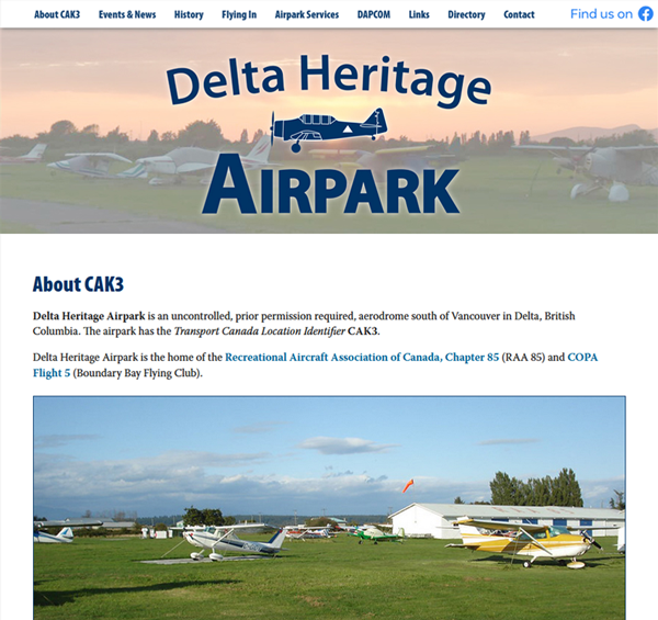 Delta Heritage Airpark