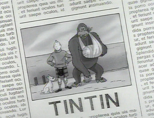 lorem ipsum and tintin