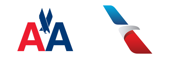 The American Airlines logo, 1968 & 2013 The American Airlines logo, 1968 & 2013